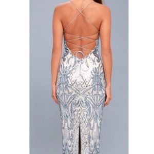 Lulu’s Blue Sequin Dress